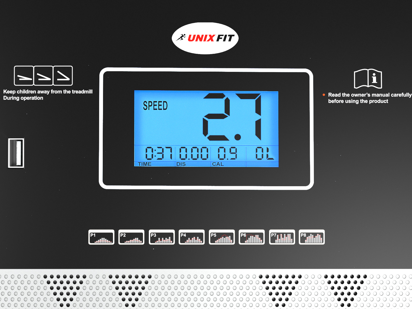 Беговая дорожка UNIXFIT MX-520R (для похудения и активных занятий)
